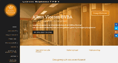 Desktop Screenshot of alkenvloeren.be